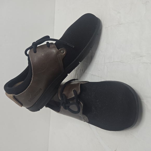 Birkenstock Minot Unisex Brown Leather and Fabric /Textile Black Shoes - Picture 9 of 14